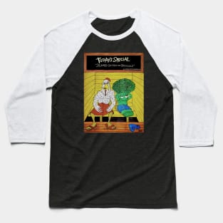 Steamed Chicken & Broccoli Baseball T-Shirt